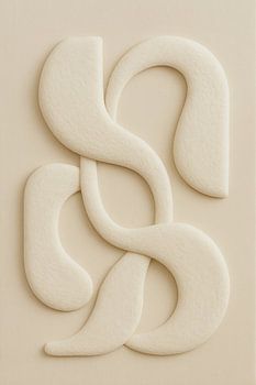 Abstraktes gemütliches stilles Garn