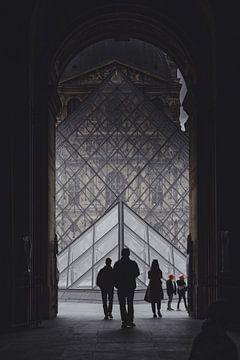L'entrée du Louvre van Olivier Peeters