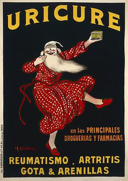 Leonetto Cappiello - Uricure (1910) van Peter Balan