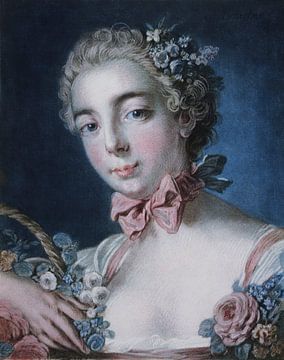 Tête de Flore, Louis-Marin Bonnet, 1769