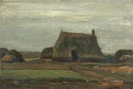 Vincent van Gogh, Farm with peat heaps by 1000 Schilderijen thumbnail