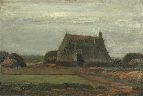 Vincent van Gogh, Boerderij met turfhopen