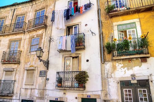 Balconies in Lisbon