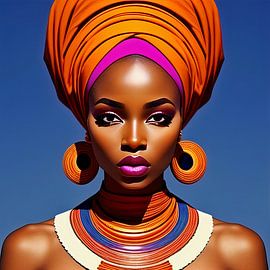 Glowing In The Blue Sky by All Africa