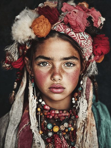 Berber Girl by Carla Van Iersel