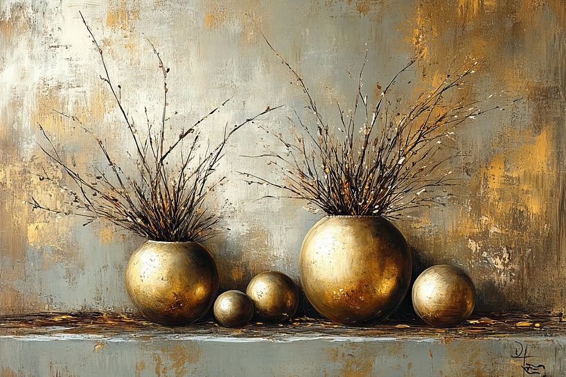 Gold Still Life by Art Whims