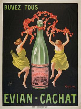 Buvez tous Evian-Cachat (ca 1912) van Peter Balan