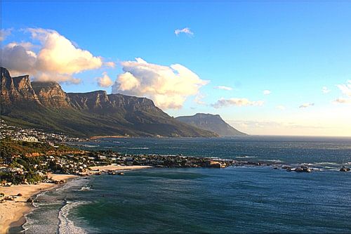 De Tafelberg aan Zee in Kaapstad in Zuid-Afrika