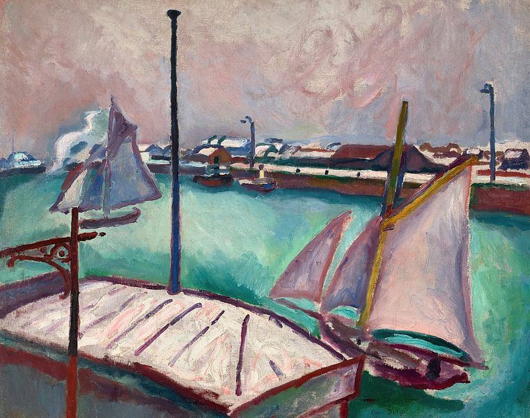Raoul Dufy - De schuiten (1906) van Peter Balan