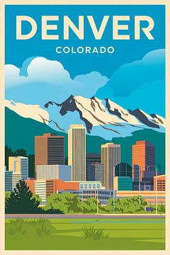 Denver, Colorado van Poster Art Shop