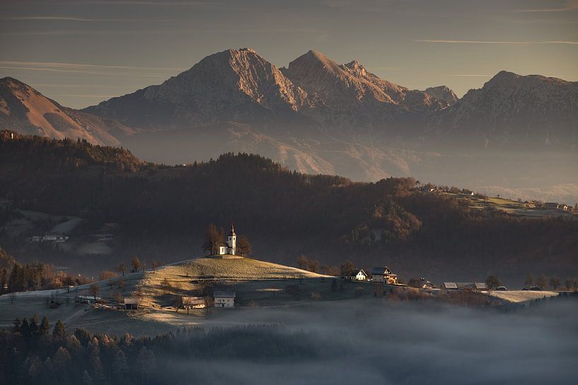 Winter comes to the land like a silent song of the wind by Robert Ronta