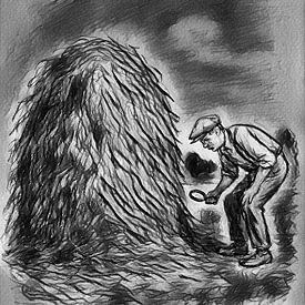 Looking for a needle in a haystack. by Jose Lok