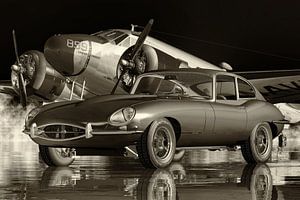 Die Autokultur des Jaguar E-Type aus den 1960er Jahren