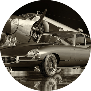 De Jaguar E-Type autocultuur van 1960 van Jan Keteleer