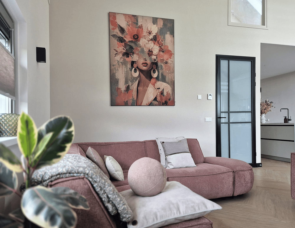 Porträt Flower Power, von Moonheart Artworks