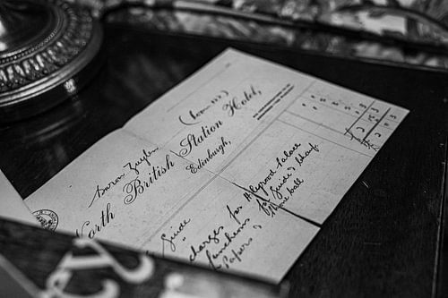 Lettre d'Edinbourg