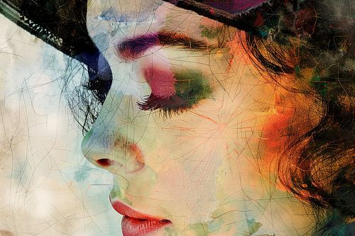 schilderachtig vrouwelijk portret