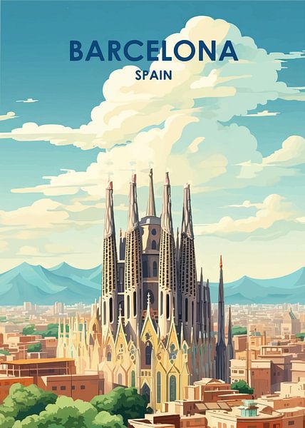 Barcelona Spanien von PublicArt77