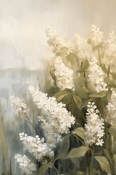Wild plants lilac by NJ Midnight Studio