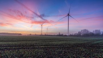 Zonsopgang in de herfst van Steffen Peters