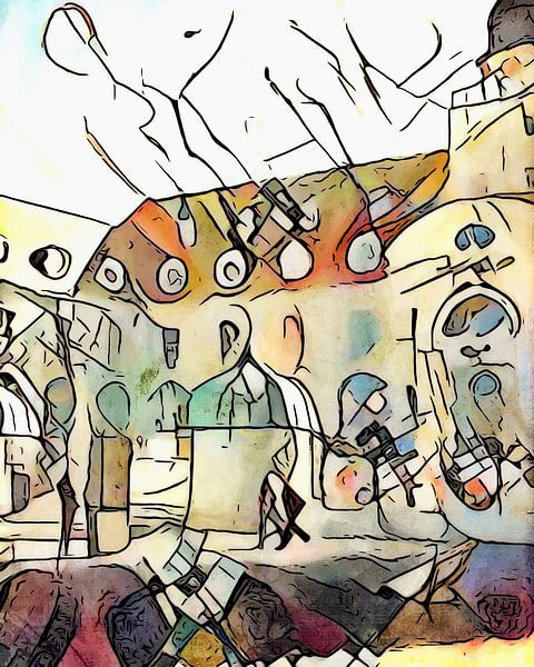 Kandinsky ontmoet Binz, Motief 3 van zam art