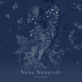 Historische Landkarte von Neue Neustadt, Deutschland von Ortsdrucke