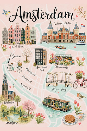 Amsterdam – Canal City en fleurs