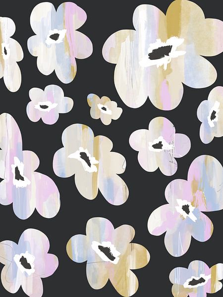 Expressionistische Blumen von Bohomadic Studio