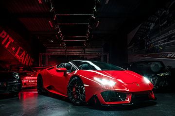 Lamborghini Huracan on Vossen Wheels van Bas Fransen