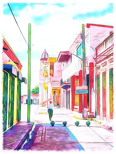 Onderweg in Cuba, motief 1