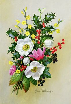 Stapel bloemen van Albert Williams