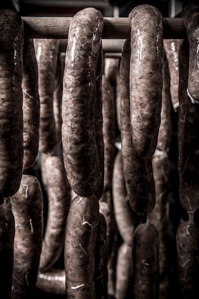 Sausage maker (craft in close-up) by Marcel Krol