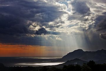 Schlechtes Wetter auf Kreta von Hans van den Beukel
