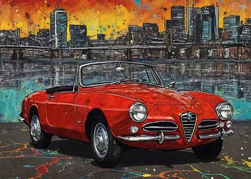 Der Klassiker 1955 Alfa Romeo Giulietta 1300 Spider 2 von MIROKKU