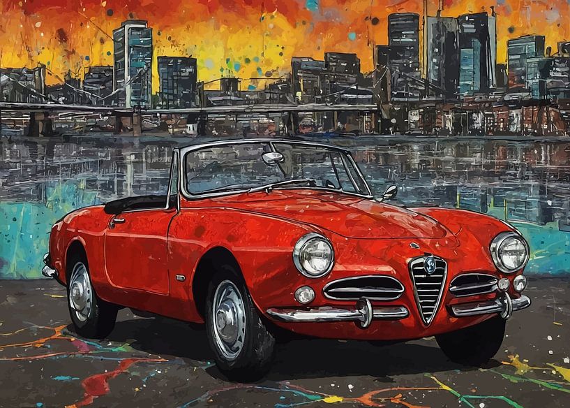 The Classic 1955 Alfa Romeo Giulietta 1300 Spider 2 by MIROKKU