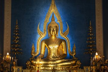 Gouden licht van verlichting - Phra Boeddha Chinnarat in eeuwige pracht van Walter G. Allgöwer
