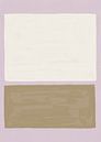 Color Block #4 | White, Brown van Bohomadic Studio thumbnail
