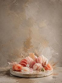 Soft Sashimi Stillness by René van den Berg