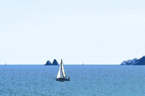 Sailing on Legendary Blue