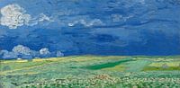 Champ de blé sous un ciel d'orage, Vincent van Gogh par Des maîtres magistraux Aperçu