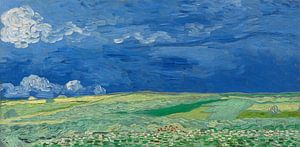 Korenveld onder onweerslucht, Vincent van Gogh