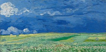 Korenveld onder onweerslucht, Vincent van Gogh