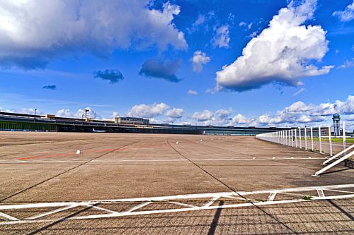 Niet meer gebruikte luchthaven in Berlijn-Tempelhof