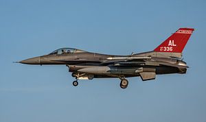 F-16 der Air National Guard auf dem Fliegerhorst Schleswig Jagel.