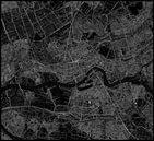Karte des Großraums Rotterdam von Arjen Roos Miniaturansicht