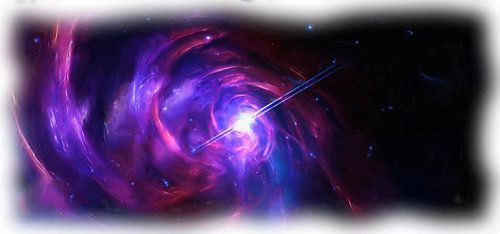 Abstract fantasy nebula