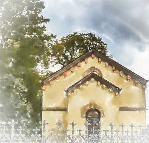 Kapel achter een hek