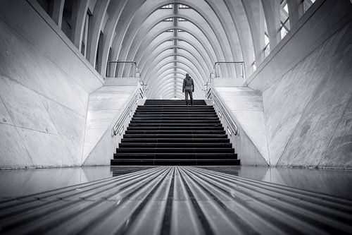 Treppe Bahnhof Lüttich