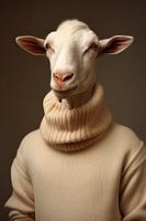 Chèvre en pull-over