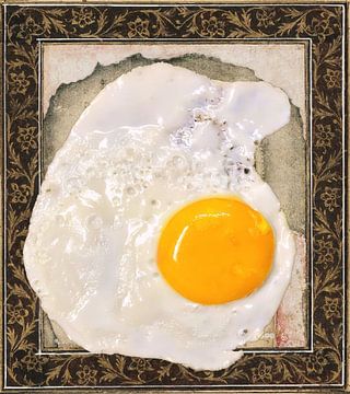 La beauté d'un œuf au plat sur Gisela- Art for You